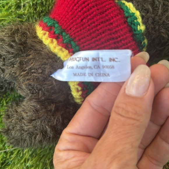 Hugfun International Scruffy Fur Teddy Bear with a knitted sweater - Picture 4 of 6